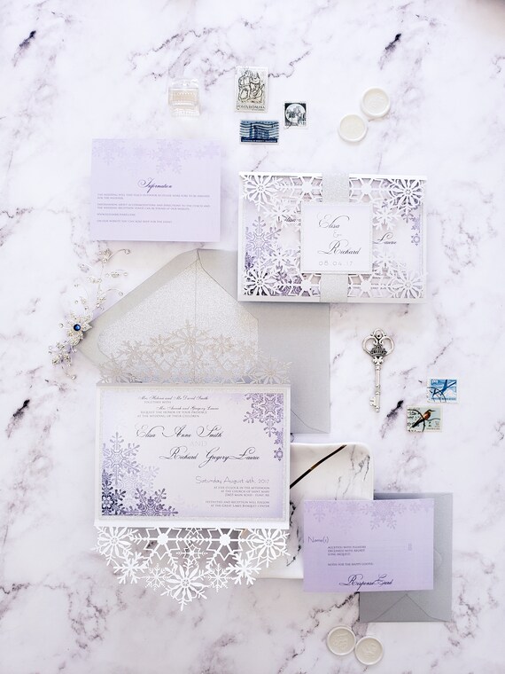 winter wedding invitation winter wonderland invitation sample wedding invitation laser cut snowflakes niagara falls design winter wonderland invitation wording