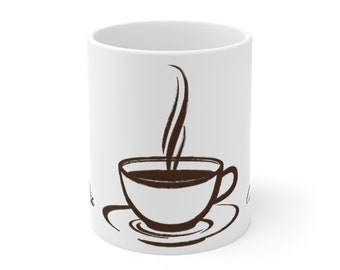 Bom Dia, Coffee Mug Gift, Good Morning Coffee Mug in Portuguese