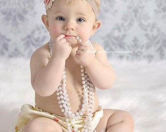 Antique Gray Damask -  Vinyl Photography Backdrop Photo Prop