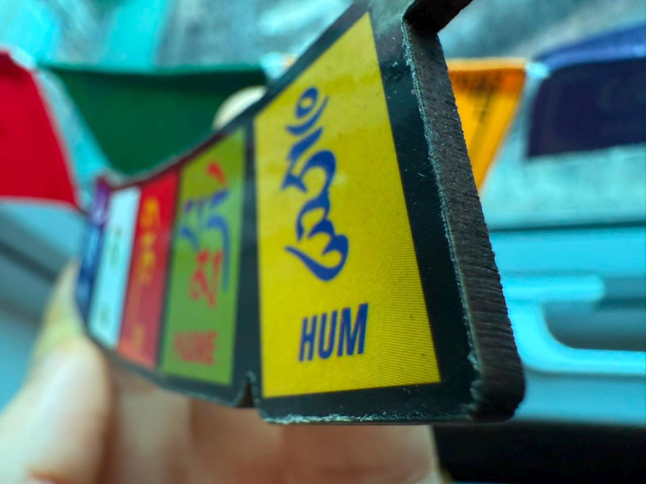 Blessed Om Mani Padme Hum Mantra Magnet — image 4