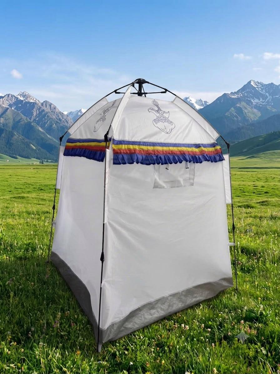 Chöd Retreat Tent – Solo Meditation Tent for Vajrayana Practice, Tibetan Buddhist Dharma Retreat Shelter, 1.6 x 1.6 x 1.9m — image 3