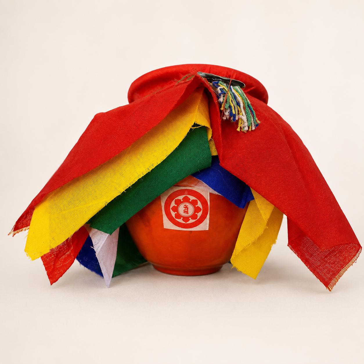 Consecrated Tibetan Wealth Vase (Yang Bum) – Dodrupchen Monastery, Sikkim | Sacred Buddhist Ritual Vase