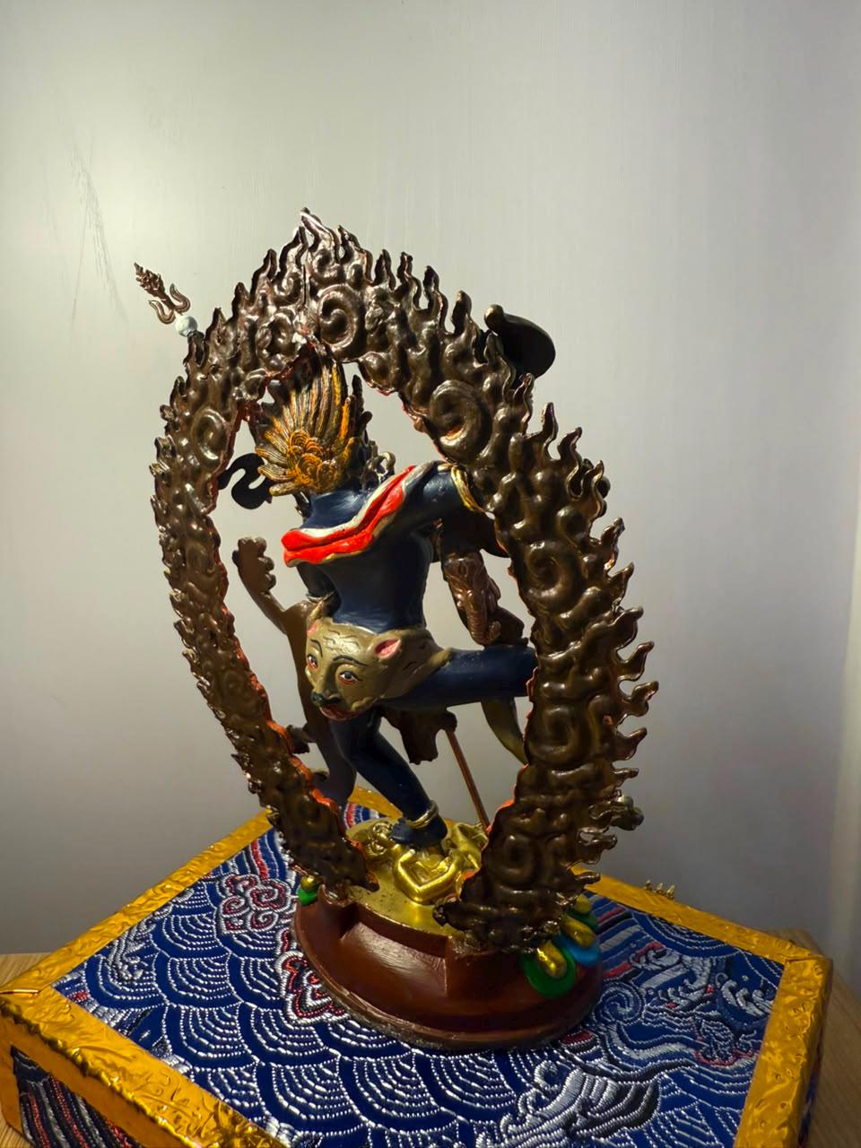 Handmade Troma Nagmo Statue – Hand-Painted Vajrayana Buddhist Figure from Nepal — image 8