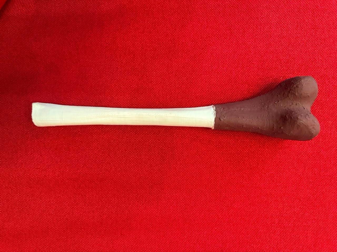 Handmade Kangling Ritual Horn, Tibetan Vajrayana Chöd Instrument, Hand-Painted Resin Kangling with Brocade Bag