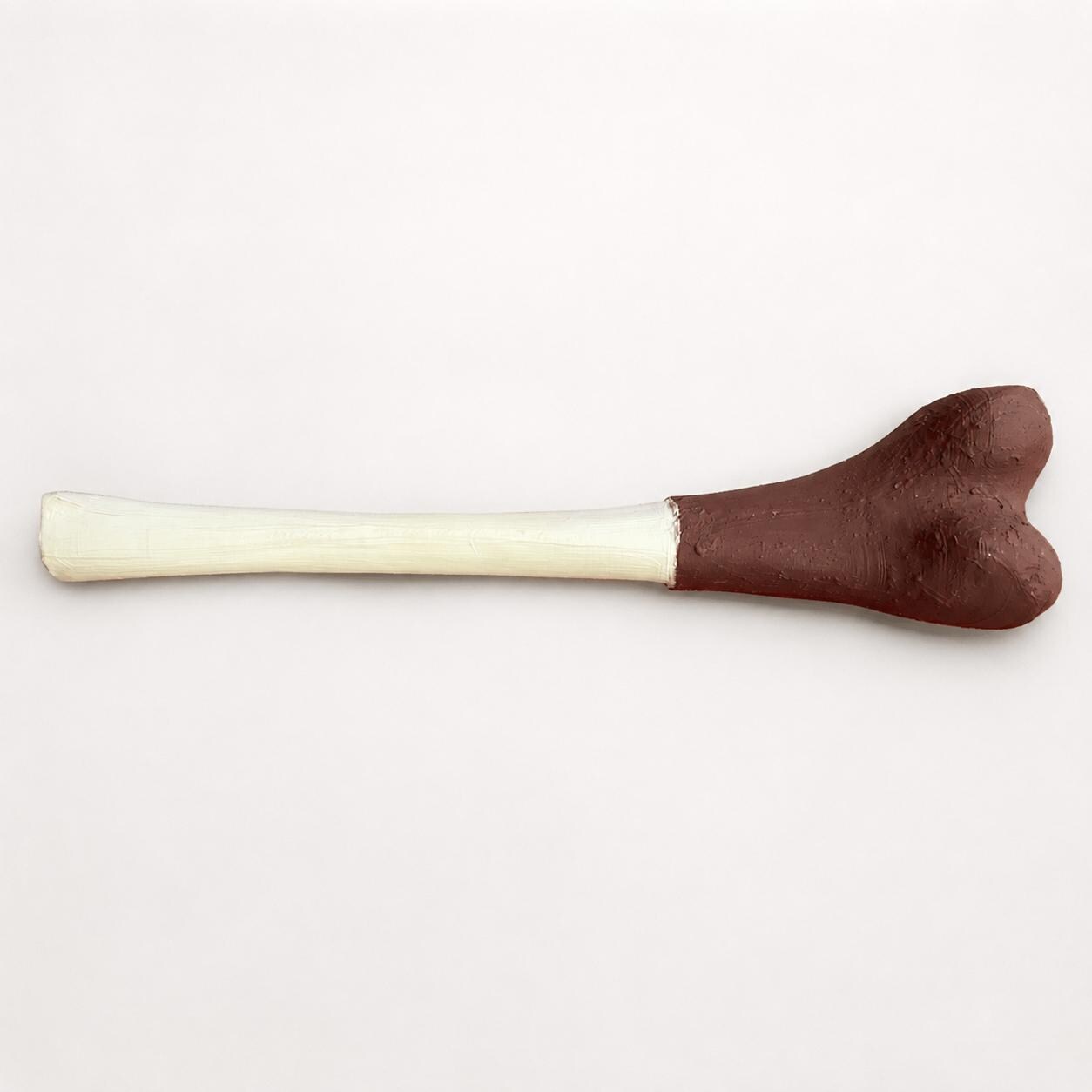 Handmade Kangling Ritual Horn, Tibetan Vajrayana Chöd Instrument, Hand-Painted Resin Kangling with Brocade Bag — image 4