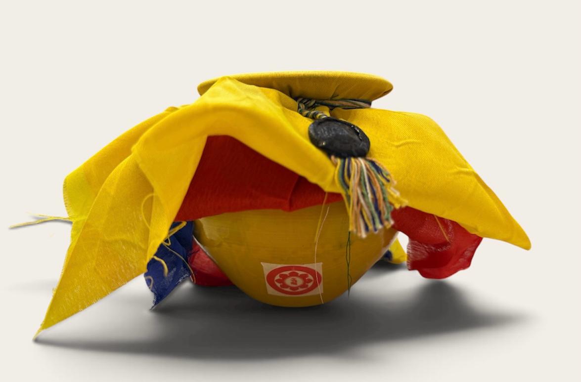 Consecrated Tibetan Earth Vase (Sa Bum) – Dodrupchen Monastery, Sikkim | Sacred Buddhist Ritual Vase — image 2
