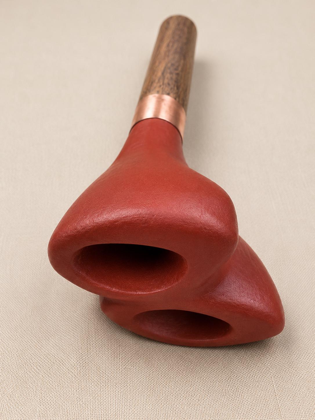 Special Edition Rosewood Kangling for Chöd Practice – Handmade Vajrayana Ritual Horn, Tibetan Buddhist Instrument — image 5