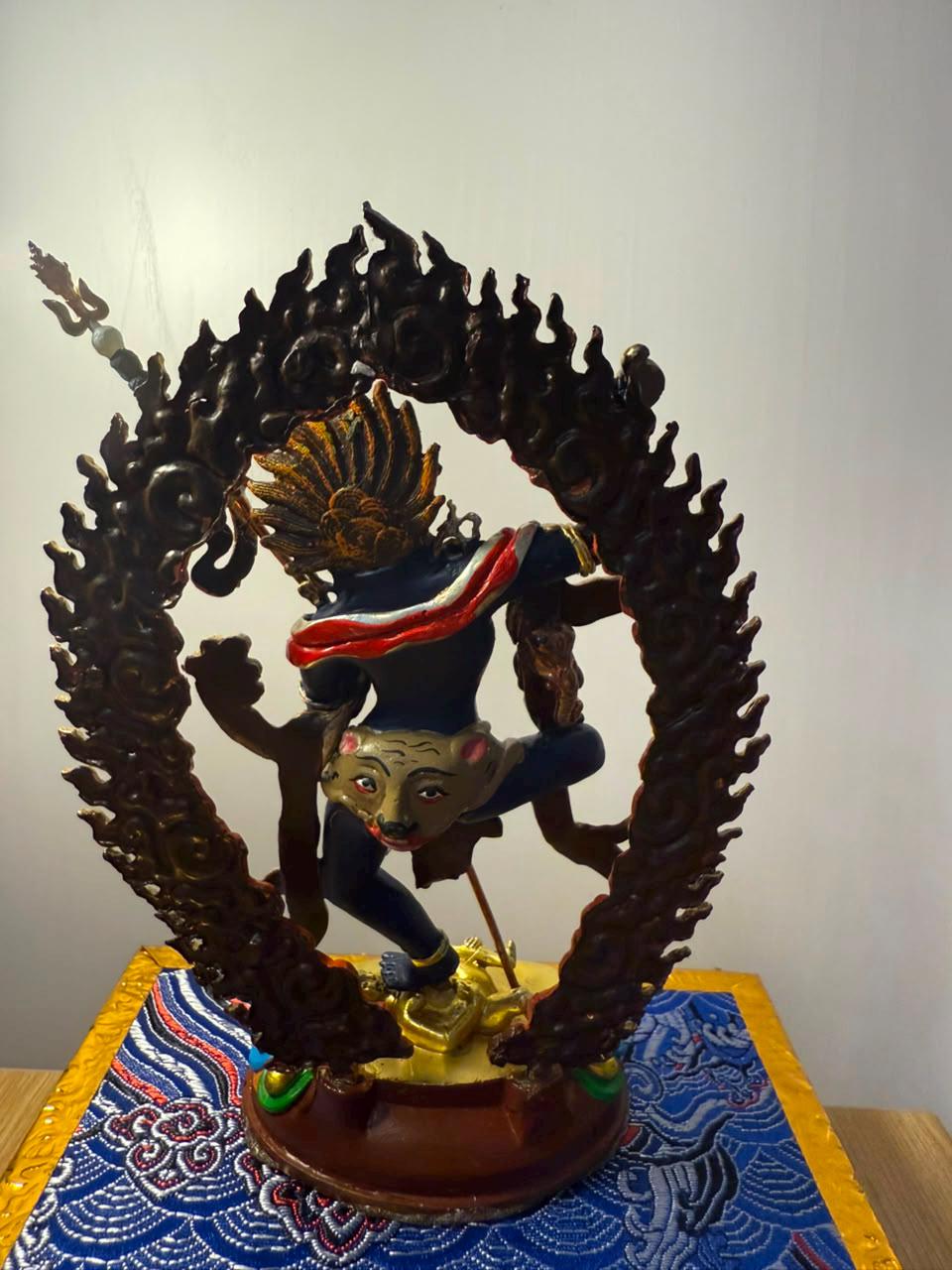 Handmade Troma Nagmo Statue – Hand-Painted Vajrayana Buddhist Figure from Nepal — image 10