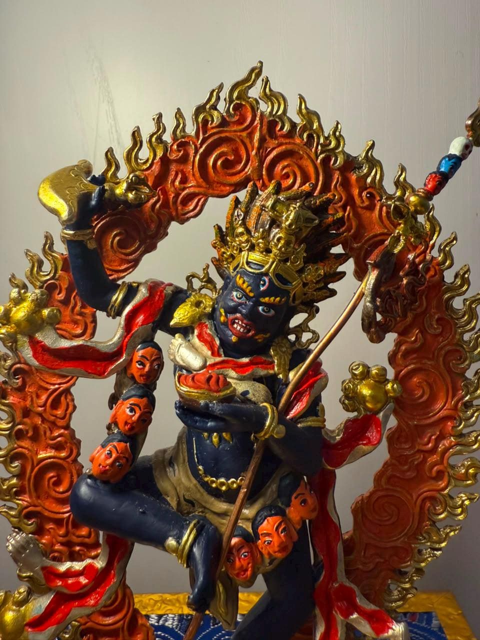 Handmade Troma Nagmo Statue – Hand-Painted Vajrayana Buddhist Figure from Nepal — image 4