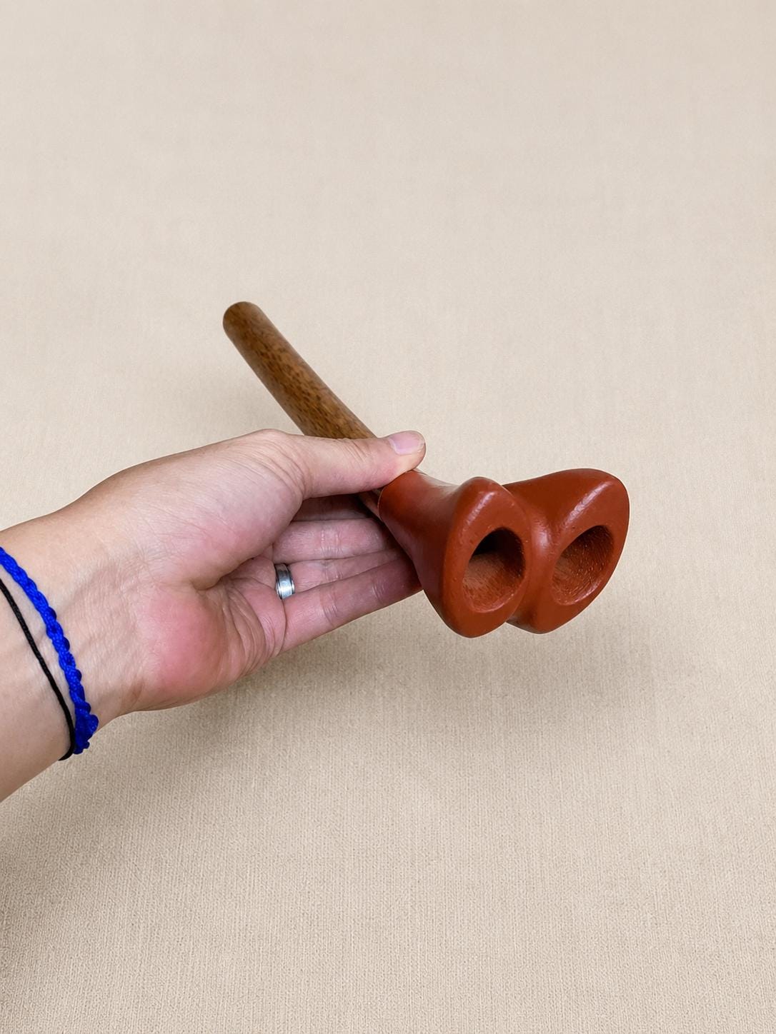 Special Edition Rosewood Kangling for Chöd Practice – Handmade Vajrayana Ritual Horn, Tibetan Buddhist Instrument — image 6