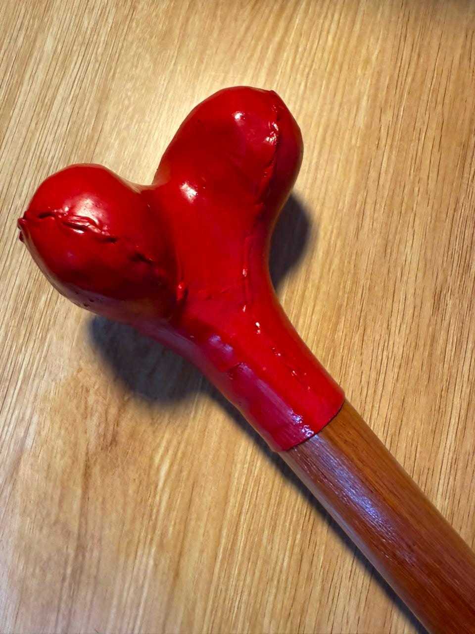 Handmade Wooden Kangling Ritual Horn – Nepal Vajrayana Chöd Practice, Natural Wood Copper Bell — image 2