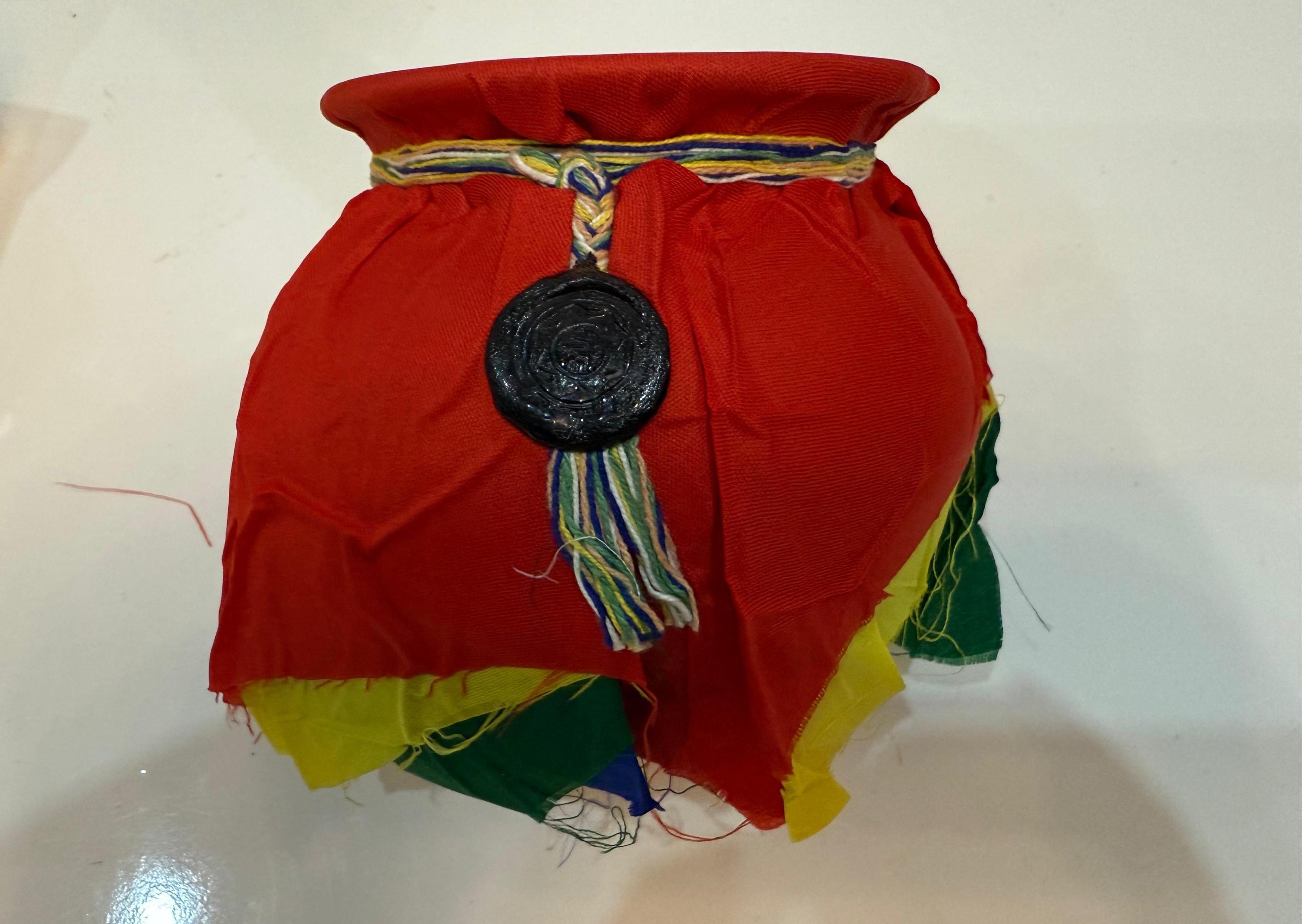 Consecrated Tibetan Wealth Vase (Yang Bum) – Dodrupchen Monastery, Sikkim | Sacred Buddhist Ritual Vase — image 2