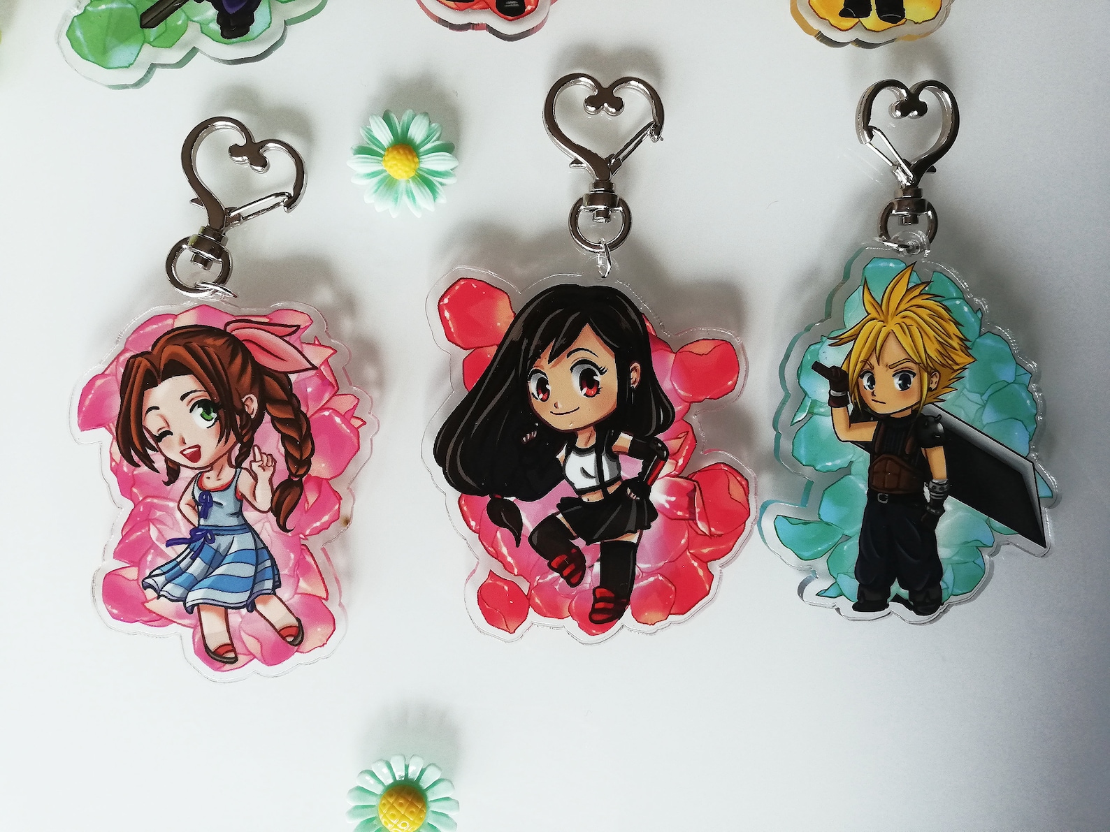 FF7 Chibi Characters - Double Sided Keychains - Etsy