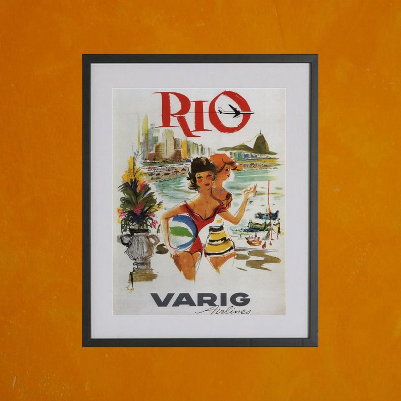 TWA Airline 8.5/" x 11/" Travel Poster IRELAND