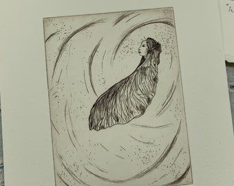 Whirligig - Intaglio Print , limited edition