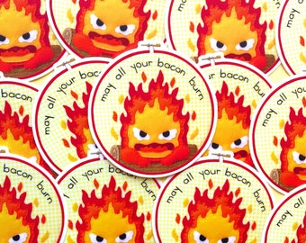 Fire Demon 3 inch Matte Vinyl Sticker