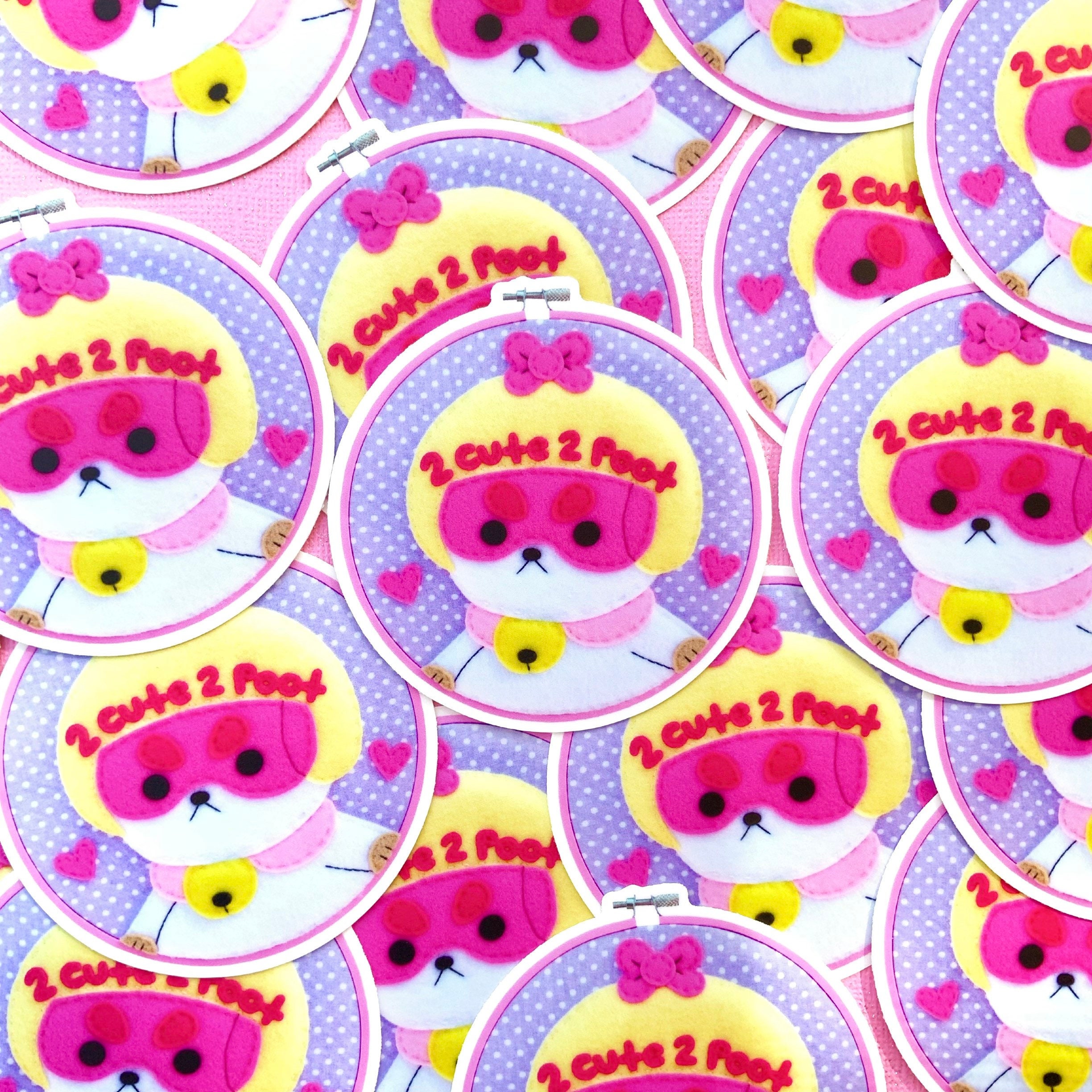 2 Cute 2 Poot 3 Inch Matte Vinyl Sticker - Etsy