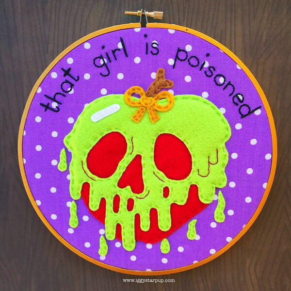 Poison Apple Embroidery