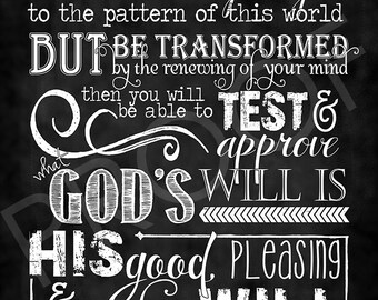 romans 12 2 etsy