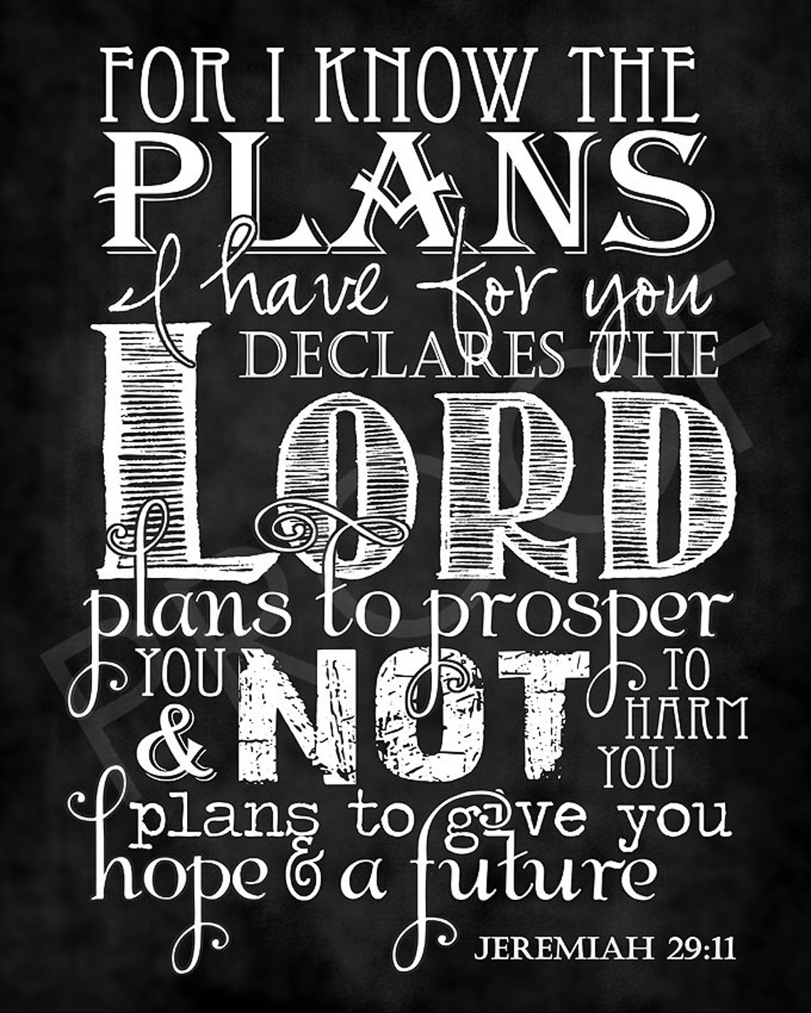 Scripture Art Jeremiah 29 11 Chalkboard Style Etsy scripture-art-jeremiah-29-11-chalkboard-style-etsy