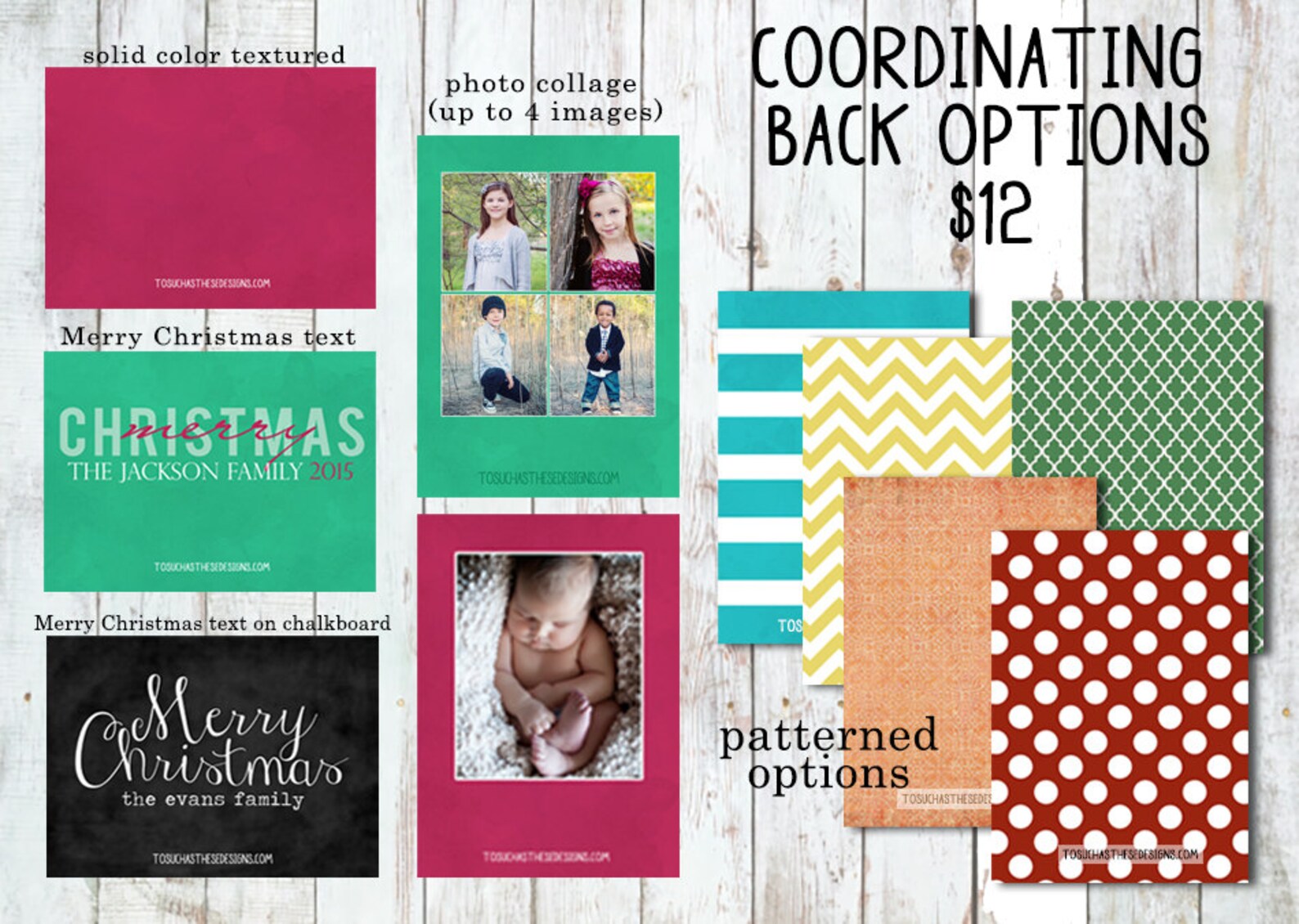 Coordinating Card Back Digital Jpg File Printable | Etsy