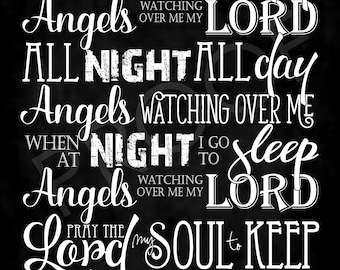 Chalkbard Art ~ Song: Angels Watching Over Me