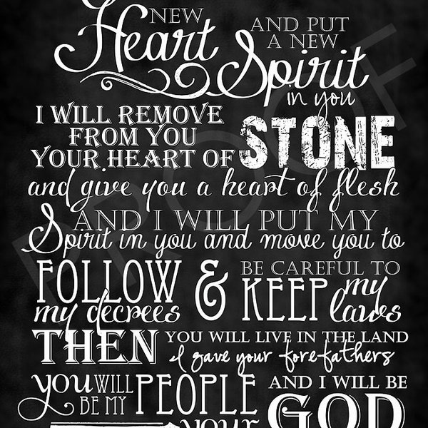 Ezekiel 36 - Etsy