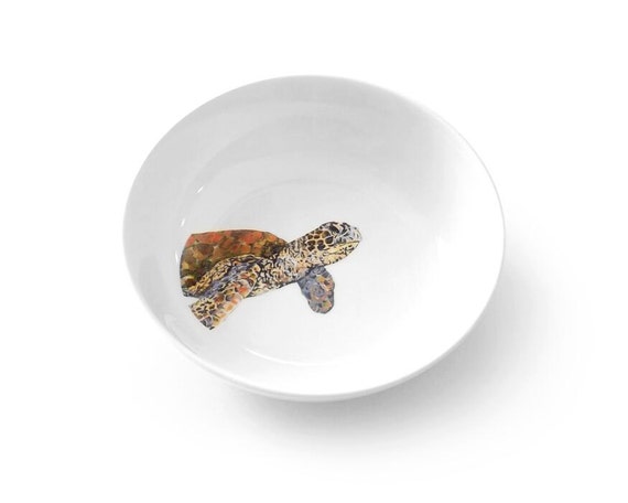 Artist Kim Rody/'s Blue Striped Grunts 3 Dinnerware Big Dipper 5\u201d round bowl