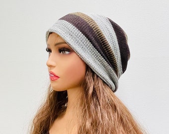 Leichte Beanie Sommer Beanie Mütze Beanie für Frauen Chemo Mütze.