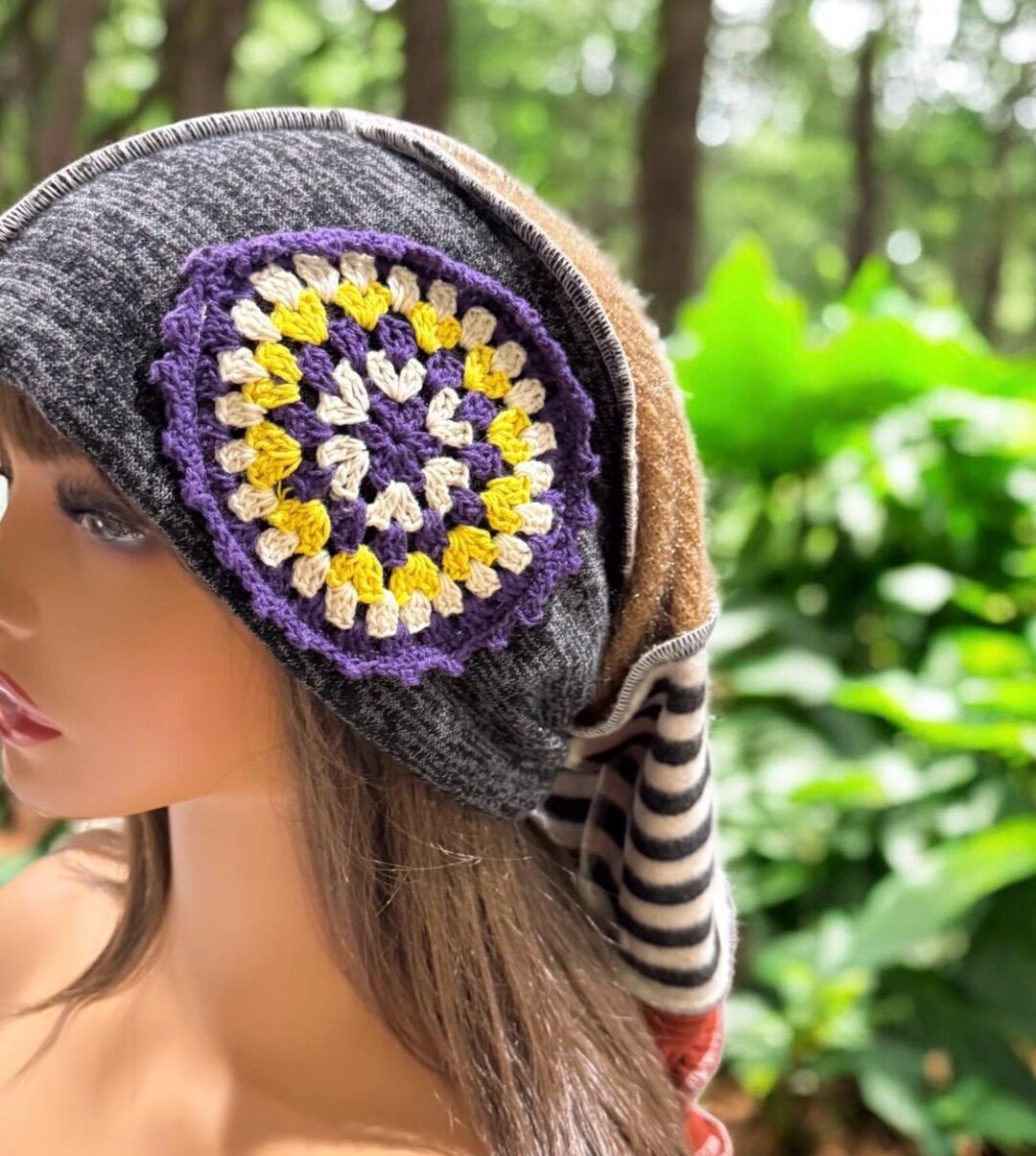 Handmade Patchwork Elf Hood: Upcycled Jester Beanie - Etsy