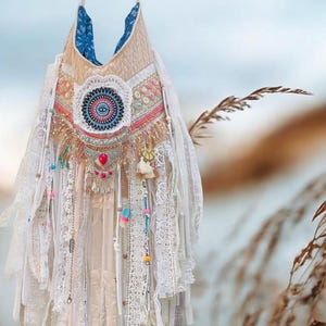 Lange Fransen Boho Crossbody Geldbörse Fransen Geldbörse Hippie Tasche Tribal Gypsy Geldbörse.