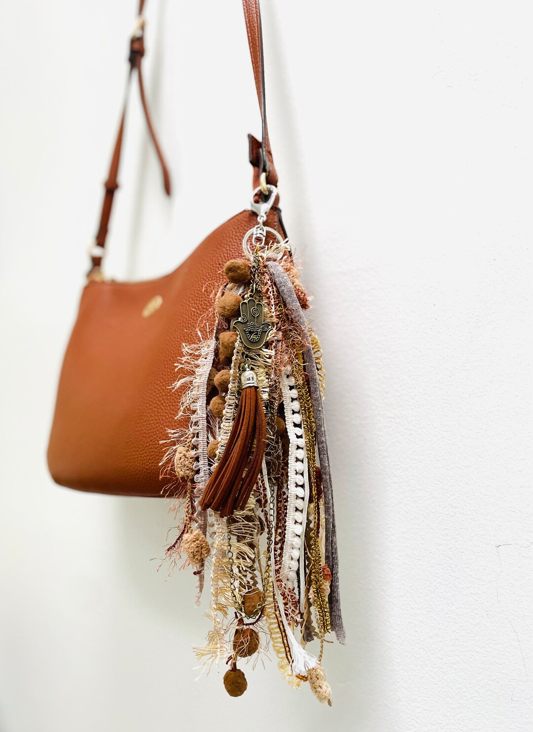 Boho Handbag Tassel, Long Boho Tassel Charm, Purse Tassel, Tassel Key ...