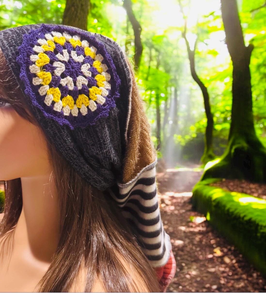 Handmade Patchwork Elf Hood: Upcycled Jester Beanie - Etsy