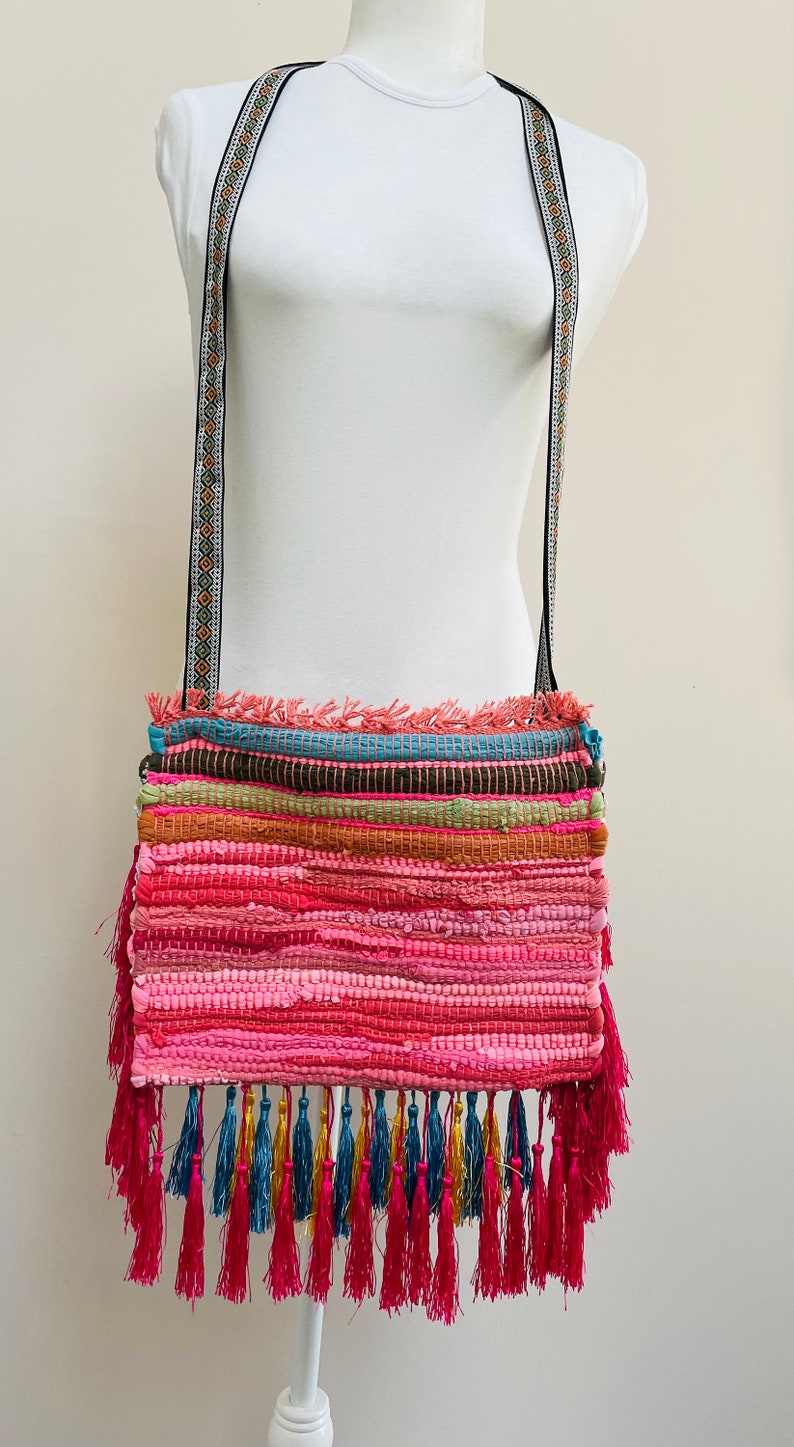 Bohemian Fringe Purse Boho Crossbody Shoulder Bag Fringe Etsy