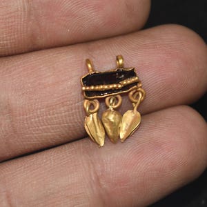 Authentic Ancient Roman Solid Gold Amulet Pendant Circa 1st Century AD with COA