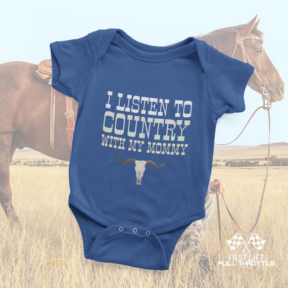 Baby Vests Bodysuits for Boys I Listen to Country Music With My Auntie Girls