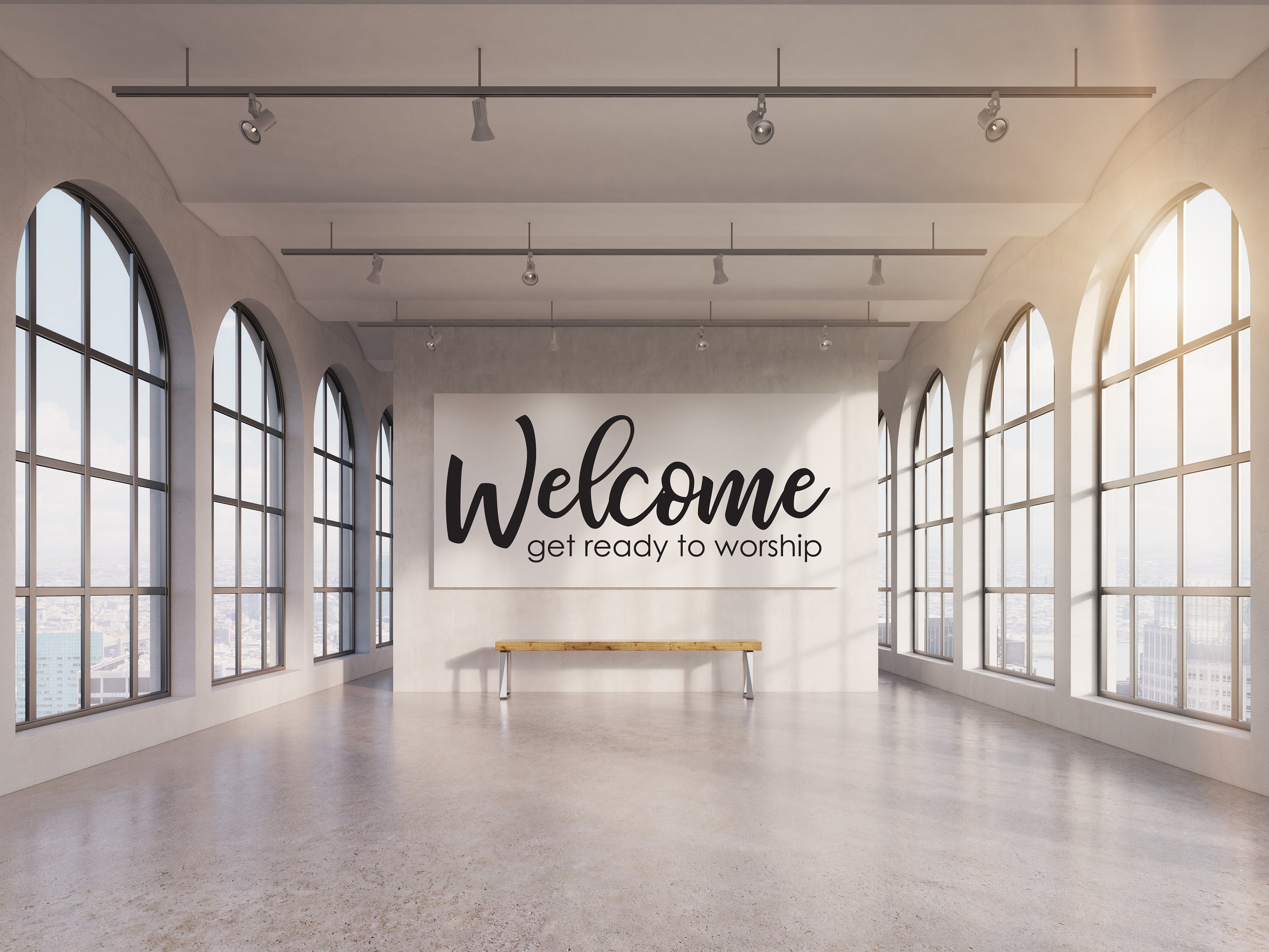 Vinyl Decal Get Ready to Worship Door Etsy Canada