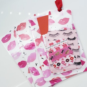 Glam Lipstick HP Planner Cover Dashboard Pagemarker Set HP Classic Skinny A5 A6 Micro Mini