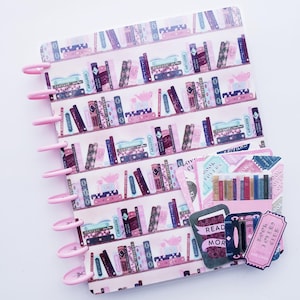 Book Lovers Club Planner Cover Dashboard Pagemarker Set HP Classic Skinny A5 A6 Micro Mini