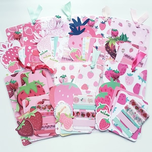 Strawberry Planner Cover or Loaded Dashboard Set
