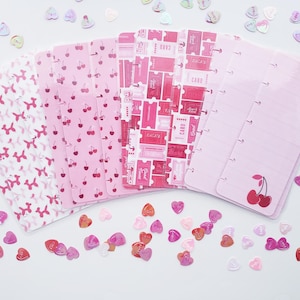 Cherry Planner Cover Set Happy Planner Classic, Skinny, Mini, A5 and Personal Size