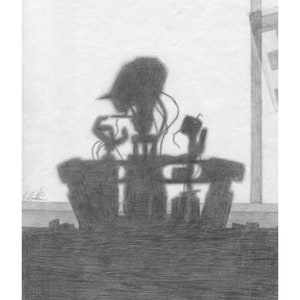Repairs - Short Circuit 2 giclee art print, robot, Johnny 5 - 1988 - 8in x 10in