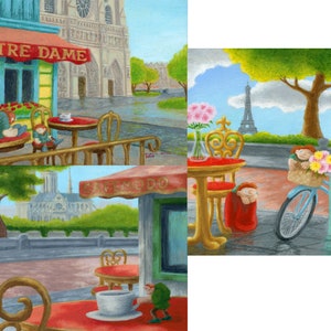 Bell Ringers - 3 giclee prints set - Hunchback of Notre Dame Quasimodo 8 x 10