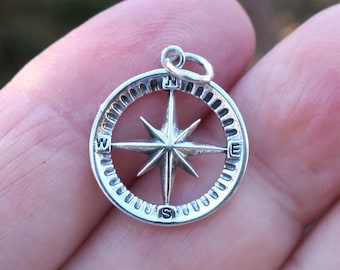 40 pieces tibet silver compass charms 30x25mm #4645 free ship