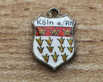 RARE Vintage Sew-on Travel Patch Souvenir Gift Keepsake Memorabilia Backpack Scrapbook Crest Worms a.Rh Cathedral Dom Rhineland, Germany