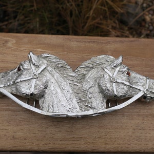 Vintage Mimi D N Horse Belt Buckle