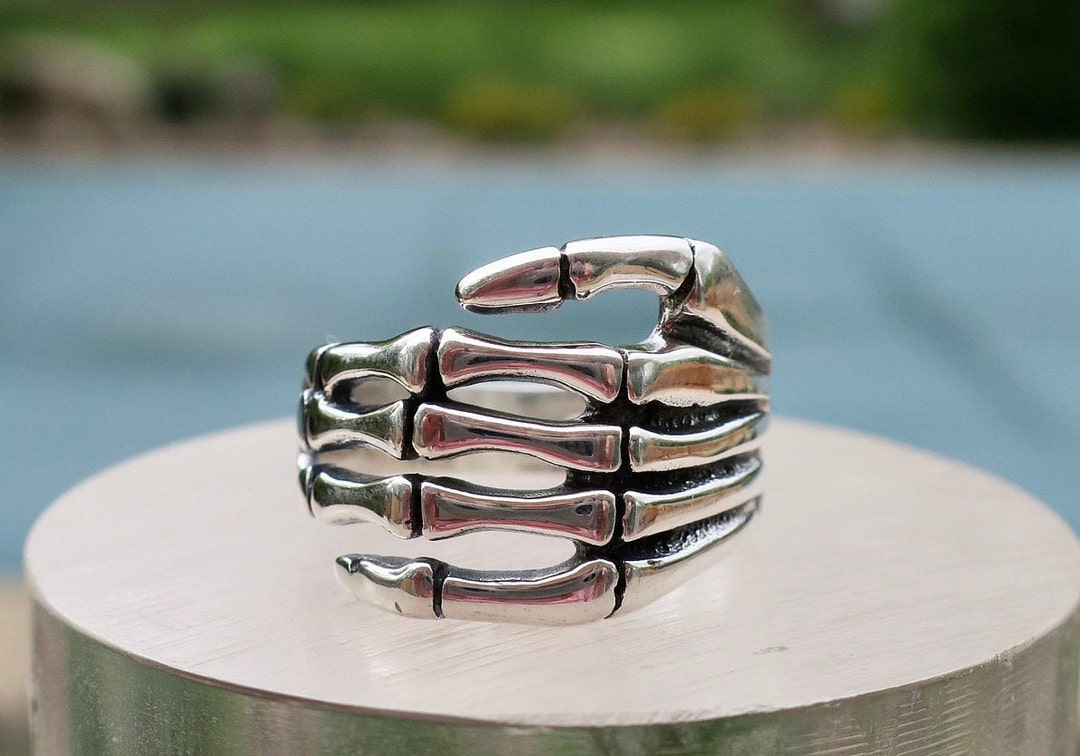 Skeleton Ring, Skeleton Hand Ring, Ace of Spade Ring, Men Ring, Signet Ring  Men Jewelry for Him Gifts Stainless Steel Ring, Punk Ring - Etsy