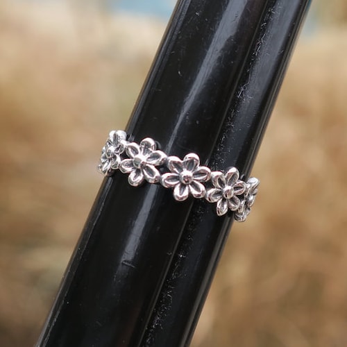925 Sterling Silver Flower Ring