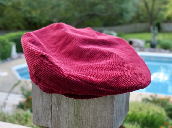 vintage corduroy newsboy cap - Gem