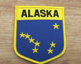 Embroidered Alaska Iron On Patch